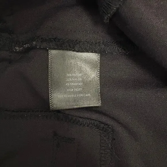 SIMPLY VERA VERA WANG Skinny Black Dress Pants | S - Picture 7 of 7